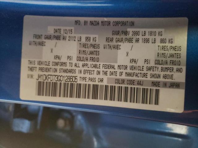 Photo 10 from auction – 2016 MAZDA CX-3 GRAND with VIN JM1DKFD73G0128605
