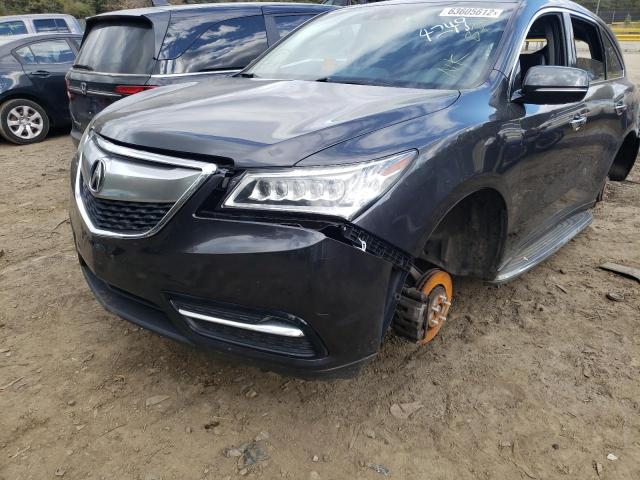 Photo 9 from auction – 2014 ACURA MDX TECHNO with VIN 5FRYD4H45EB004249