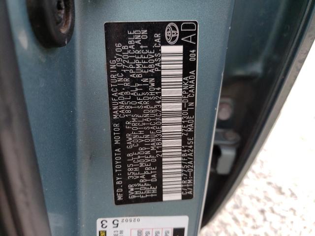 Photo 10 from auction – 2007 TOYOTA COROLLA CE with VIN 2T1BR30E07C734214