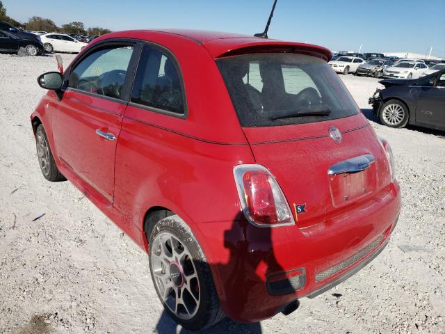 Photo 3 from auction – 2012 FIAT 500 SPORT with VIN 3C3CFFBR8CT335707