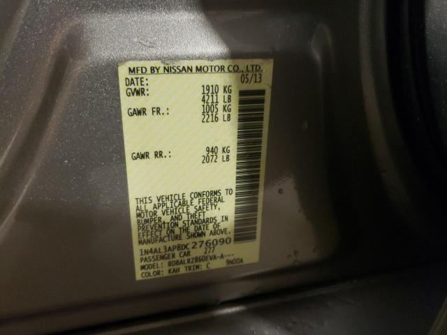 Photo 10 from auction – 2013 NISSAN ALTIMA 2.5 with VIN 1N4AL3AP8DC276090