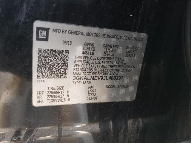 Photo 10 from auction – 2018 GMC TERRAIN SL with VIN 3GKALMEV9JL408397