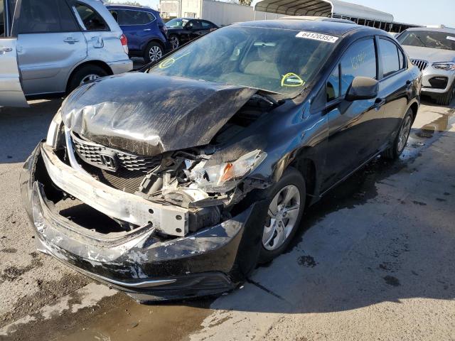 Photo 2 from auction – 2013 HONDA CIVIC LX with VIN 19XFB2F55DE216572