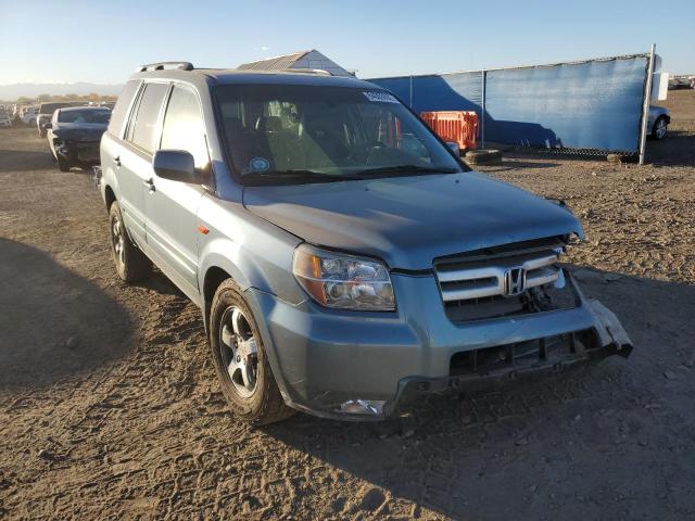HONDA PILOT EXL 2007 with VIN 2HKYF185X7H501207 - Photo from auction