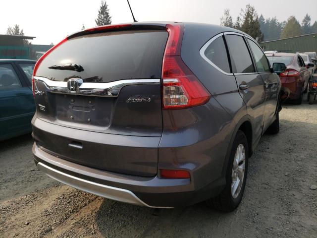 Photo 4 from auction – 2016 HONDA CR-V EX with VIN 2HKRM4H56GH681295