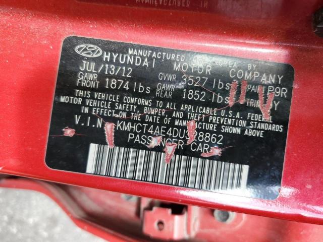 Photo 10 from auction – 2013 HYUNDAI ACCENT GLS with VIN KMHCT4AE4DU328862