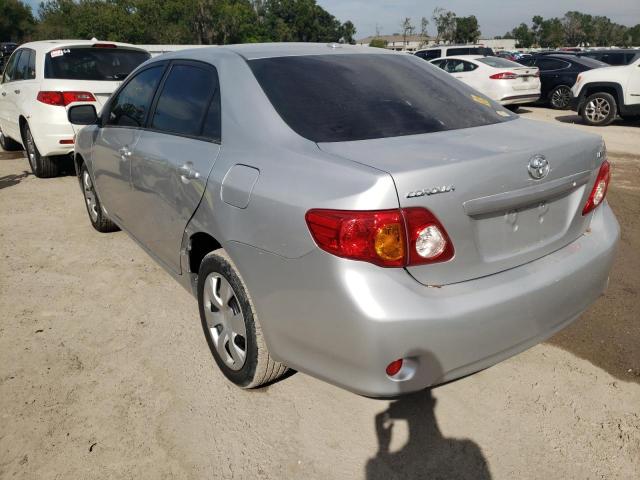 Photo 3 from auction – 2009 TOYOTA COROLLA BA with VIN 1NXBU40E89Z021115