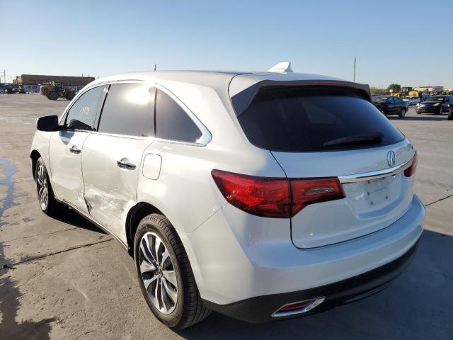 Foto 3 de la subasta – 2016 ACURA MDX TECHNO con VIN 5FRYD3H64GB014480