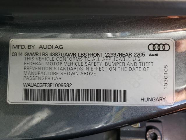 Photo 10 from auction – 2015 AUDI A3 PREMIUM with VIN WAUACGFF3F1009582