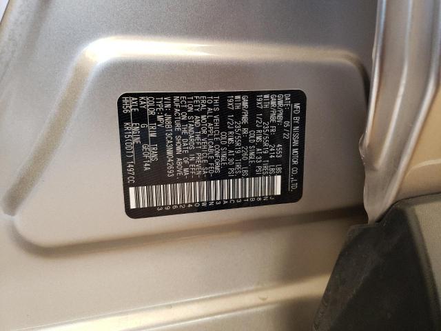 Photo 10 from auction – 2022 NISSAN ROGUE SL with VIN JN8BT3CA3NW042693