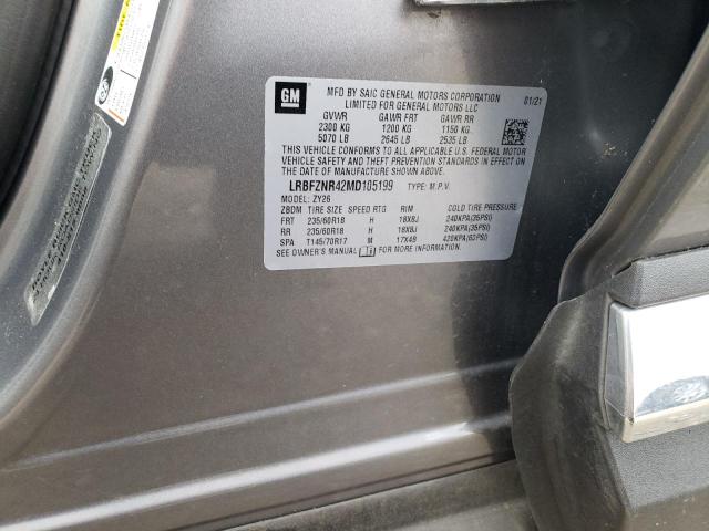 Photo 10 from auction – 2021 BUICK ENVISION E with VIN LRBFZNR42MD105199