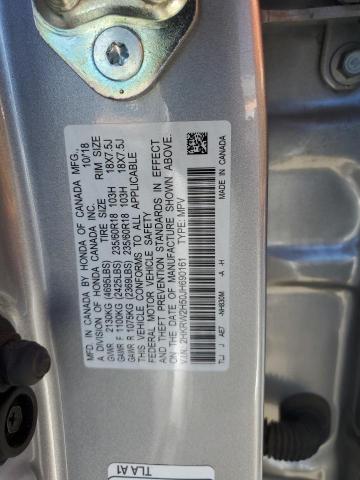 Photo 10 from auction – 2018 HONDA CR-V EX with VIN 2HKRW2H50JH690161