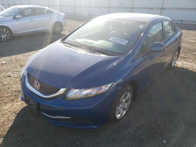 Photo 2 from auction – 2013 HONDA CIVIC LX with VIN 19XFB2F51DE087603