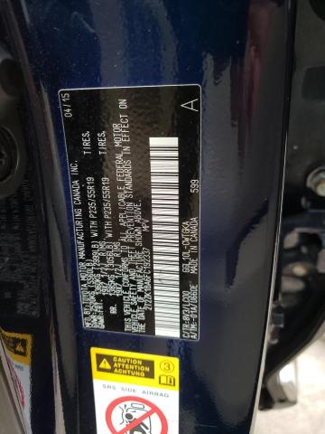 Photo 10 from auction – 2015 LEXUS RX 350 with VIN 2T2ZK1BA6FC192337