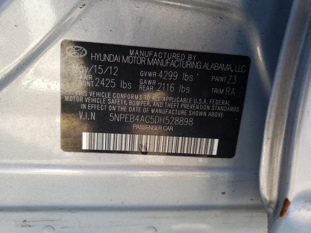 Photo 10 from auction – 2013 HYUNDAI SONATA GLS with VIN 5NPEB4AC5DH528898