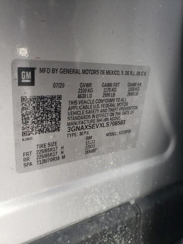 Photo 10 from auction – 2020 CHEVROLET EQUINOX LS with VIN 3GNAXSEVXLS708583