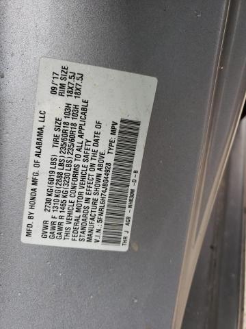 Photo 10 from auction – 2018 HONDA ODYSSEY EX with VIN 5FNRL6H74JB044928