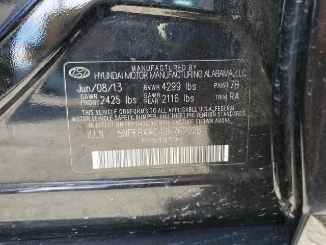Photo 10 from auction – 2013 HYUNDAI SONATA GLS with VIN 5NPEB4AC4DH762028