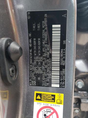 Photo 10 from auction – 2019 TOYOTA HIGHLANDER with VIN 5TDKZRFH5KS553517