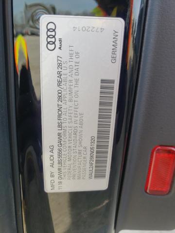 Photo 10 from auction – 2019 AUDI A6 PREMIUM with VIN WAUL2AF26KN051320