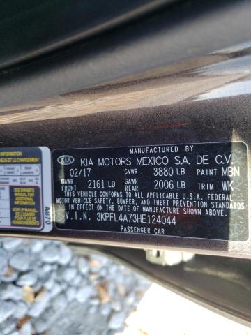 Photo 10 from auction – 2017 KIA FORTE LX with VIN 3KPFL4A73HE124044