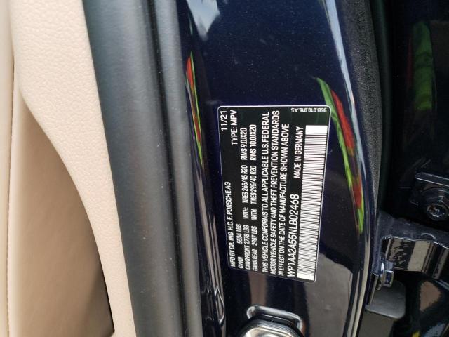 Photo 10 from auction – 2022 PORSCHE MACAN with VIN WP1AA2A55NLB02468