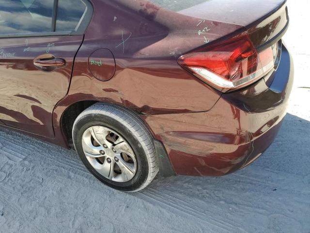 Photo 9 from auction – 2013 HONDA CIVIC LX with VIN 19XFB2F58DE042335