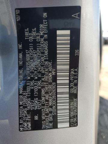 Photo 10 from auction – 2011 TOYOTA SIENNA XLE with VIN 5TDYK3DC2BS092828