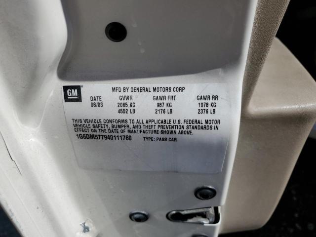 Photo 10 from auction – 2004 CADILLAC CTS with VIN 1G6DM577940111760