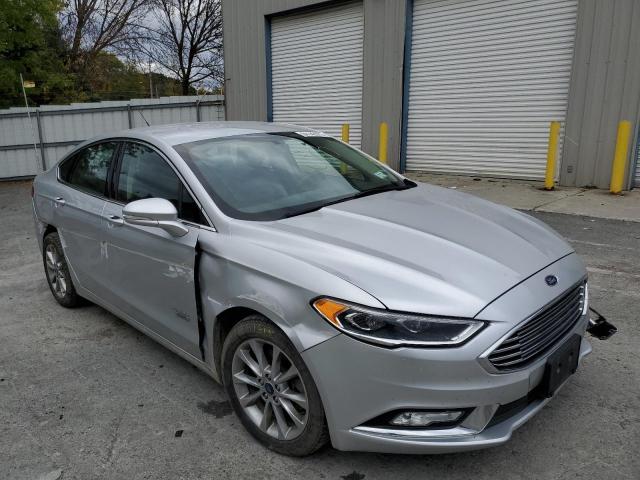 FORD FUSION SE 2017 with VIN 3FA6P0PU3HR376966 - Photo from auction