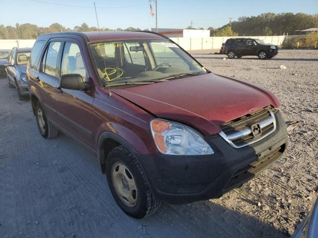 HONDA CR-V LX 2002 with VIN SHSRD684X2U001496 - Photo from auction