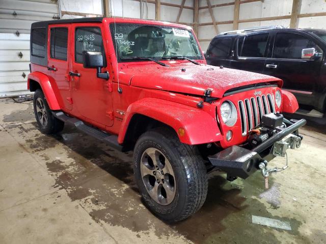 JEEP WRANGLER U 2016 with VIN 1C4BJWEG3GL165421 - Photo from auction