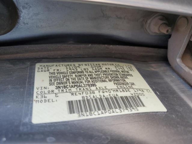 Photo 10 from auction – 2010 NISSAN VERSA S with VIN 3N1BC1AP0AL379395
