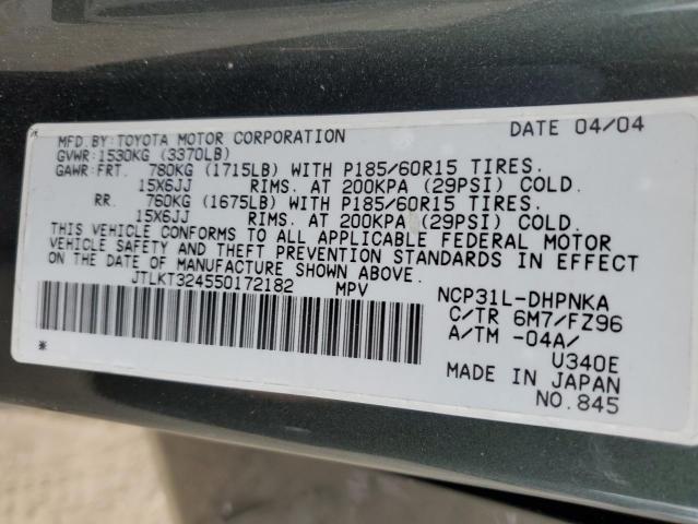 Photo 10 from auction – 2005 SCION XB with VIN JTLKT324550172182