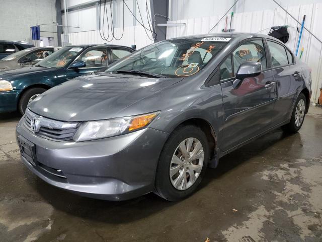 Photo 2 from auction – 2012 HONDA CIVIC LX with VIN 19XFB2F52CE036660