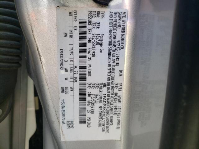 Photo 10 from auction – 2014 FORD FOCUS SE with VIN 1FADP3K23EL119136