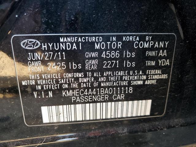 Photo 10 from auction – 2011 HYUNDAI SONATA HYB with VIN KMHEC4A41BA011118