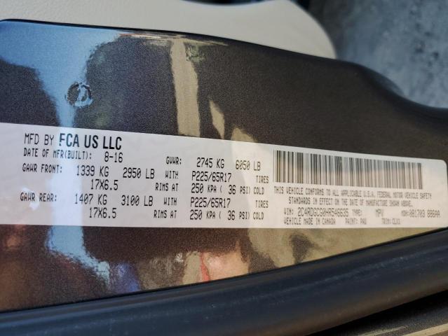 Photo 10 from auction – 2017 DODGE GRAND CARA with VIN 2C4RDGCG0HR546635