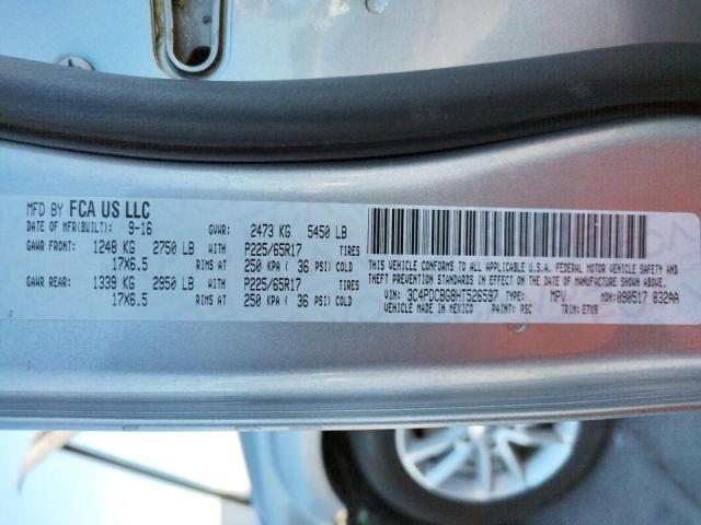 Photo 10 from auction – 2017 DODGE JOURNEY SX with VIN 3C4PDCBG8HT526597