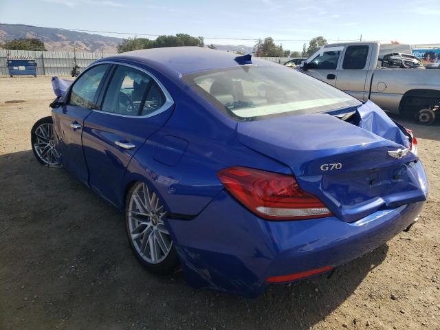 Photo 3 from auction – 2021 GENESIS G70 with VIN KMTG64LA9MU075482