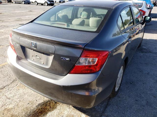 Photo 4 from auction – 2012 HONDA CIVIC HF with VIN 2HGFB2F65CH553983