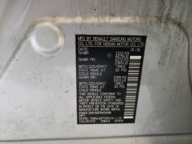 Photo 10 from auction – 2016 NISSAN ROGUE S with VIN KNMAT2MV9GP649486