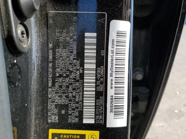 Photo 10 from auction – 2011 LEXUS RX 350 with VIN 2T2ZK1BA4BC043113