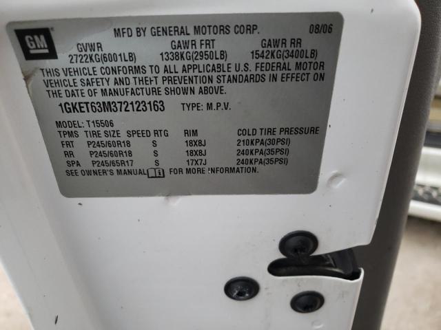 Photo 10 from auction – 2007 GMC ENVOY DENA with VIN 1GKET63M372123163