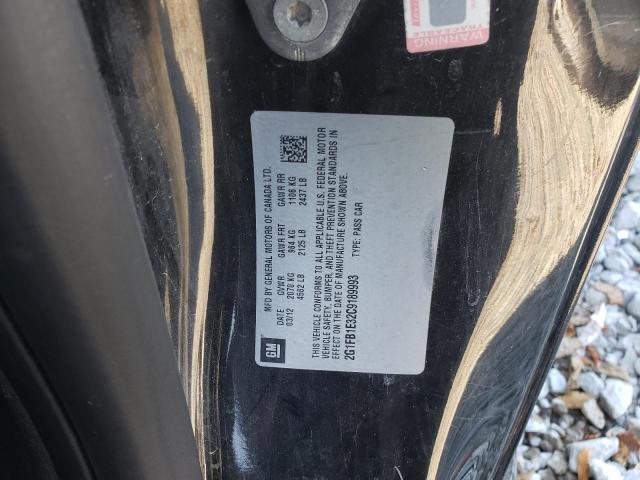 Photo 10 from auction – 2012 CHEVROLET CAMARO LT with VIN 2G1FB1E32C9189993