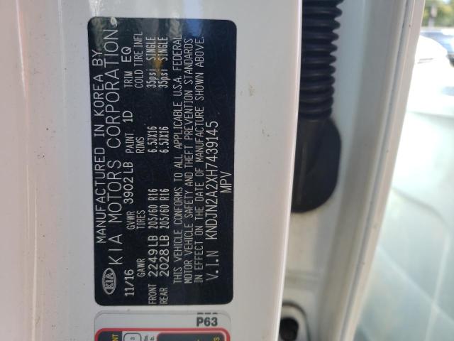 Photo 10 from auction – 2017 KIA SOUL with VIN KNDJN2A2XH7439145