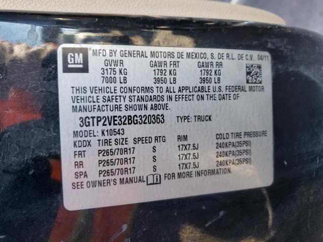 Photo 10 from auction – 2011 GMC SIERRA K15 with VIN 3GTP2VE32BG320363