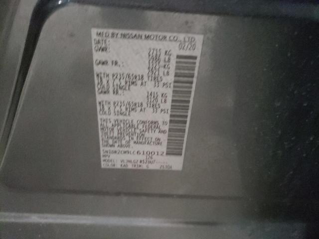 Photo 10 from auction – 2020 NISSAN PATHFINDER with VIN 5N1DR2CM9LC610012