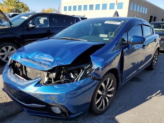 Photo 2 from auction – 2014 HONDA CIVIC EXL with VIN 19XFB2F92EE047549