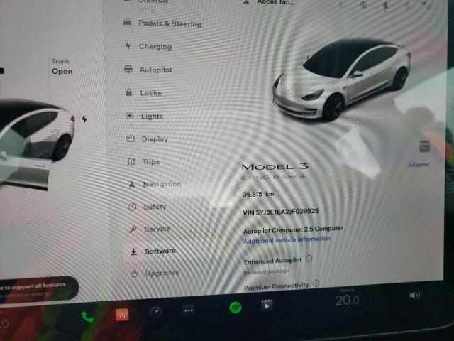 Photo 8 from auction – 2018 TESLA MODEL 3 with VIN 5YJ3E1EA2JF029525